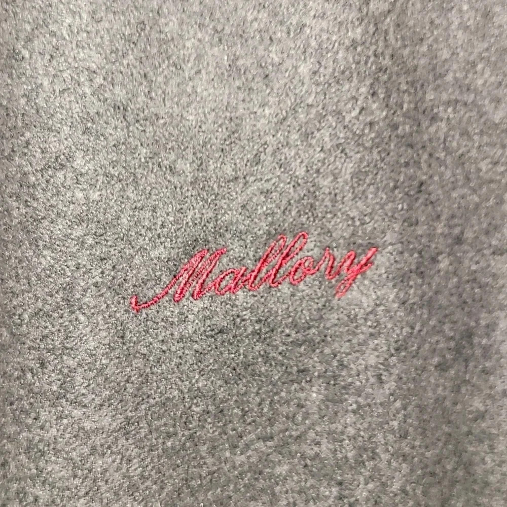 American Girl Small Varsity Letterman jacket embroidery Mallory star gray LOT N - Picture 3 of 10